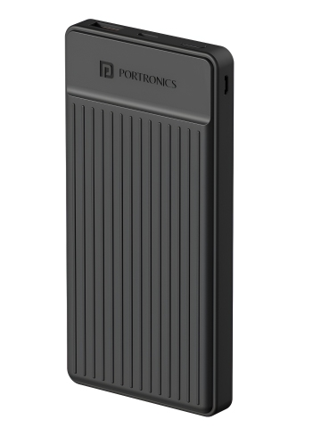 Portronics Luxcell B12 10,000mAh 12W Power Bank With USB-A Output Port & Dual Input Ports