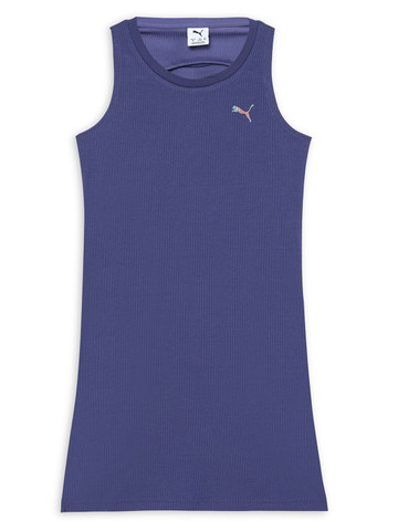 Puma BUTTERFLY VIBE Youth Slim Fit Ribbed Tank Dress