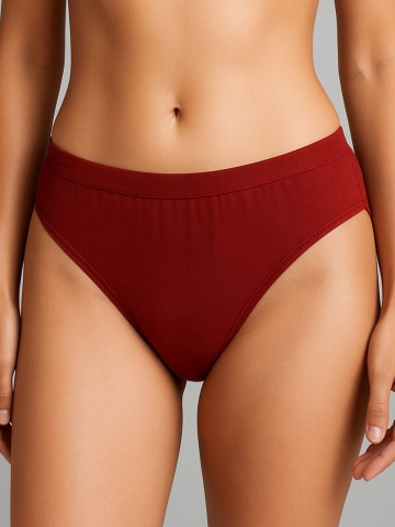 Moda Rapido Mid-Rise Hipster Briefs super ind maroon_S