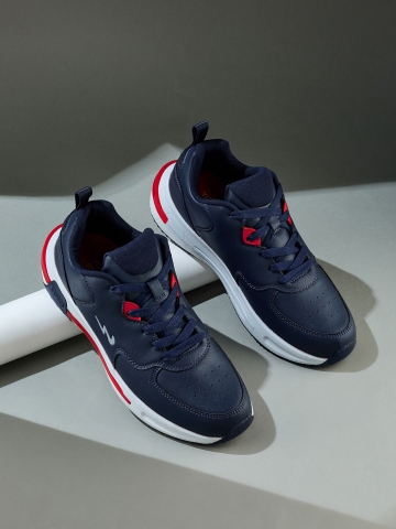 Campus Men Colourblocked Mid-Top Sneakers