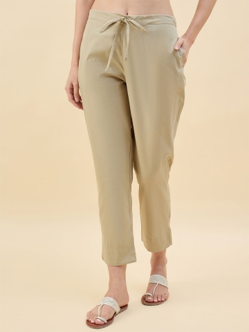 KLOSIA Women Solid Regular Palazzos