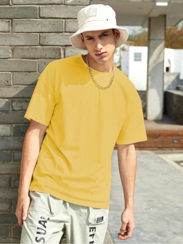 Stylecast X Kotty Men Solid Casual T-shirt