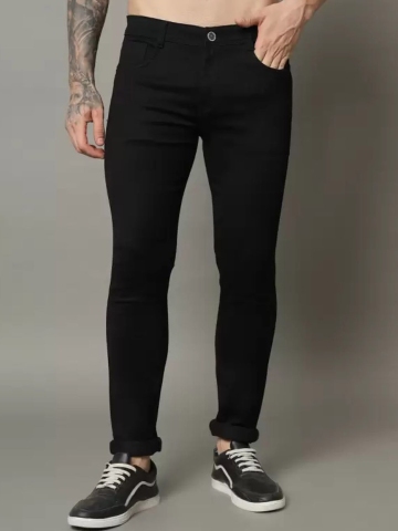 Moda Rapido Men Classic Straight Fit Mid-Rise Jeans