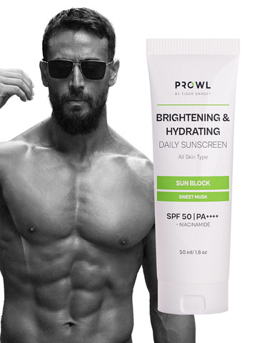 PROWL by Tiger Shroff Brightening & Hydrating Daily Sunscreen With SPF 50+ PA++++ - 50 ml