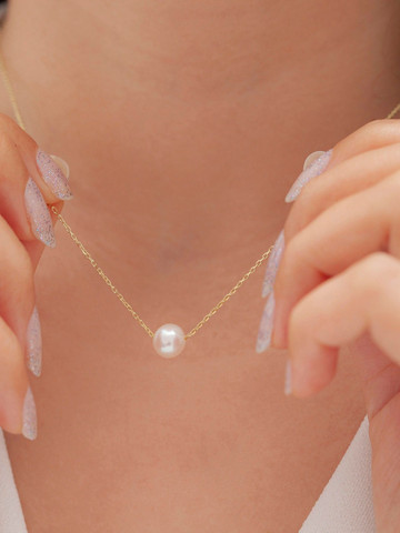 Birado Jewellery Gold Plated Artificial Beaded Chain Necklace