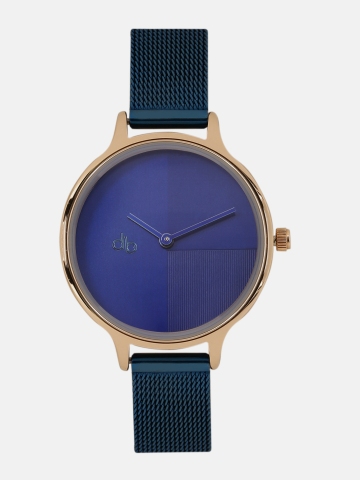 Dressberry blue shop analog watch