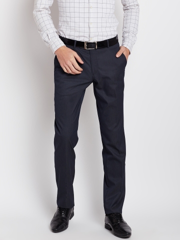 Buy Navy Blue Trousers  Pants for Men by JOHN PLAYERS Online  Ajiocom