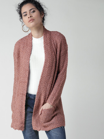 Buy FOREVER 21 Women Rust Orange Self 