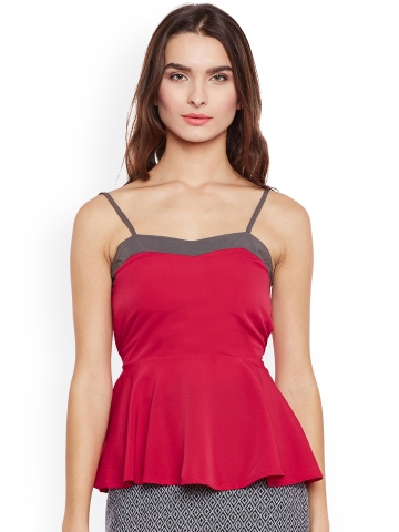 peplum tops myntra