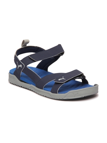 puma men blue sports sandals