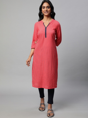 Aurelia women's sales cotton straight kurta