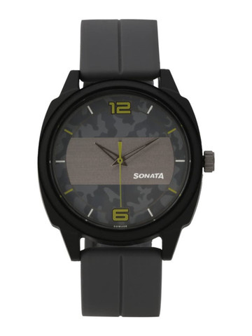 Sonata Camo Quartz Analog With Multicolour Dial Watch For Men - Nt77086pp11w