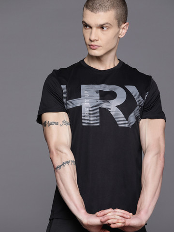 HRX by Hrithik Roshan Printed Rapid-Dry Training T-shirt