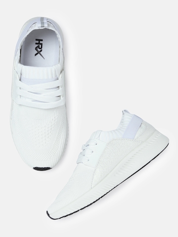 HRX by Hrithik Roshan HRX by Hrithik Roshan Men White Solid Sneakers with  Perforations Sneakers For Men - Buy HRX by Hrithik Roshan HRX by Hrithik  Roshan Men White Solid Sneakers with