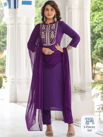 Plain Women Cotton Lycra Purple Saree Shapewear at Rs 549/piece in