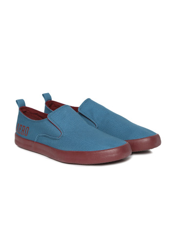 Aeropostale Men Blue Slip-On Sneakers