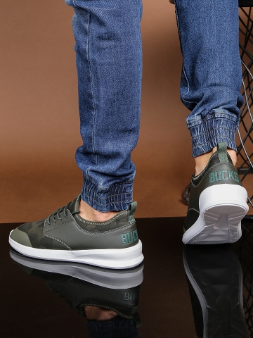 mens olive green sneakers