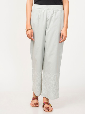 Fabindia White Palazzo Sale Online, UP 