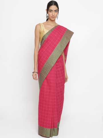 myntra pure cotton sarees