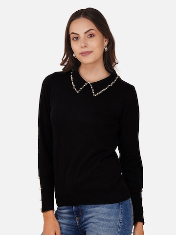 JoE Hazel Shirt Collar Embellished Pullover