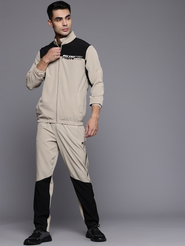 HRX by Hrithik Roshan Rapid-Dry Colourblock Running Tracksuit