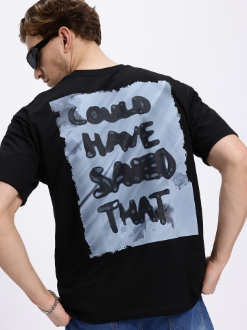 UNRL Typography Print Relaxed Fit T-shirt