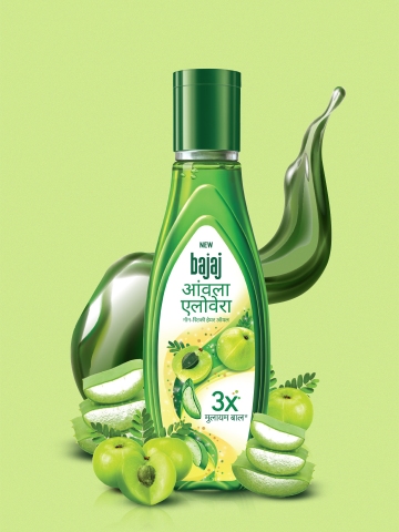 BAJAJ CONSUMER CARE Amla Aloevera Non-sticky Hair Oil - 500ml
