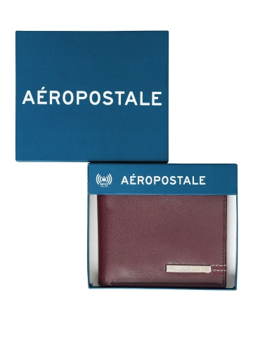 Aeropostale Men Leather Two Fold Wallet