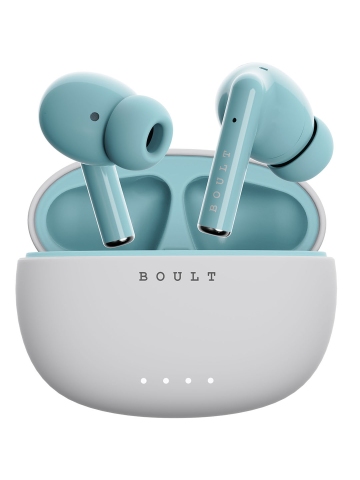 BOULT AUDIO Shadow Zen ENC mic With 5.3v Bluetooth Earbuds-Glacier Blue