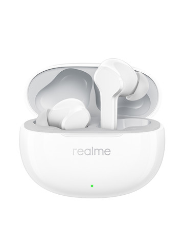 Realme Buds T110 Fast Charging Earbuds with 38H Playtime & AI ENC for Calls - White