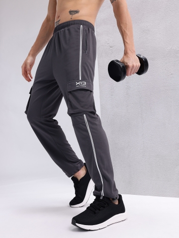 HRX by Hrithik Roshan Men Rapid-Dry Cargo Style Training Joggers