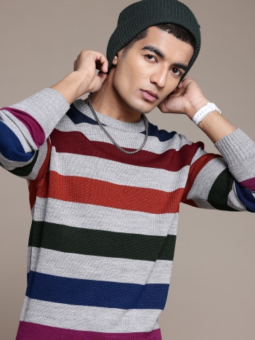 The Roadster Lifestyle Co. Horizontal Striped Pullover