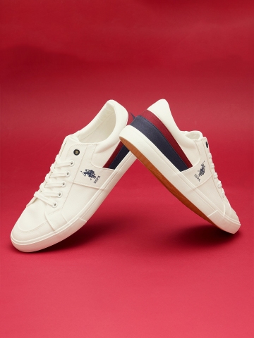 U.S. Polo Assn. Men Clarkin 4.0 White Sneakers