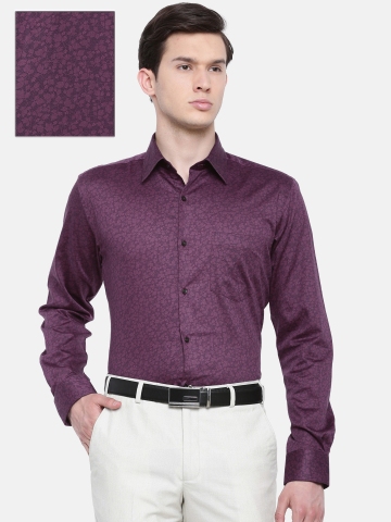 mens purple formal shirt