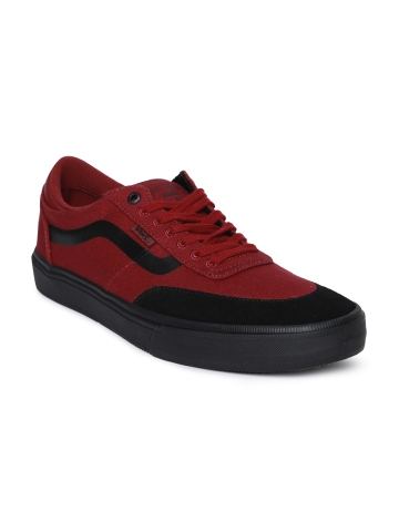 vans men red