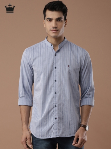 Buy Louis Philippe Sport Slim Fit Checked Pure Cotton Casual Shirt