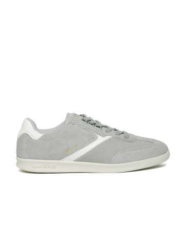 GAS Men Grey Harry Suede Sneakers