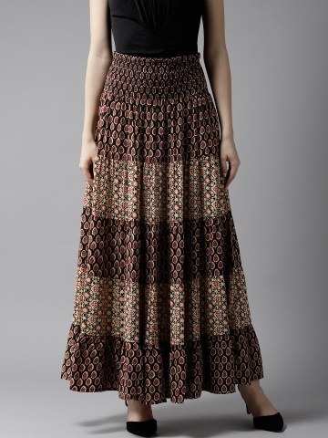 ethnic long skirt with shirt