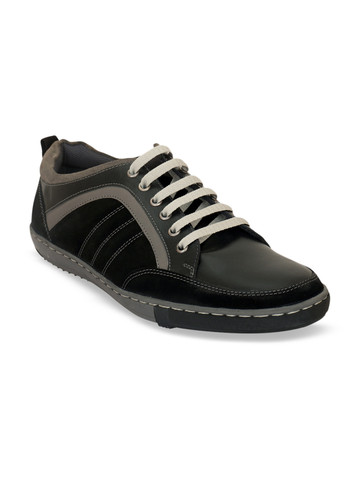 pelle albero Men Black Genuine Leather Casual Shoes pelle albero Men Black Genuine Leather Casual Shoes