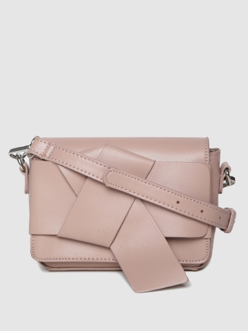 45 OFF on ether Dusty Pink Solid Sling Bag on Myntra PaisaWapas