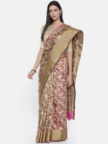 myntra pattu saree