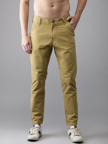 Navy Moda Rapido Shoes Buy Moda Rapido Men Khaki Slim Fit Solid