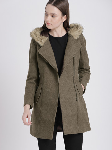 40% OFF on Chemistry Women Brown Solid Parka 40% OFF on Chemistry Women Brown Solid Parka