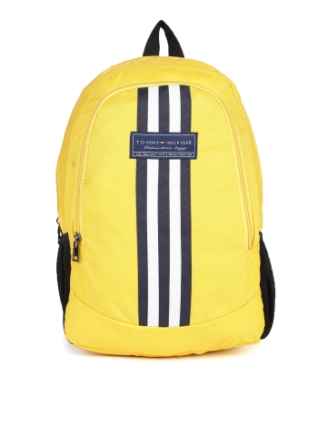 tommy hilfiger yellow backpack