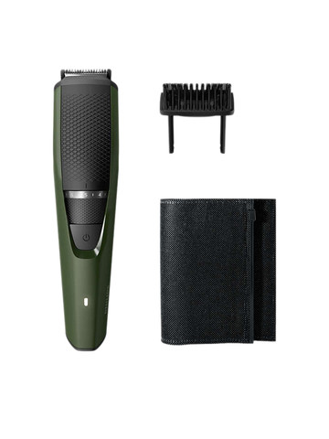 Philips Men Corded & Cordless Rechargeable Beard Trimmer BT3211/15 Olive Green