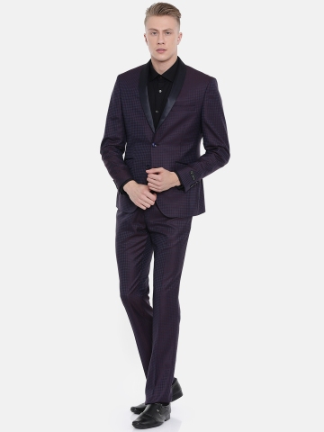Skinny Purple Suit Trousers  boohooMAN UK
