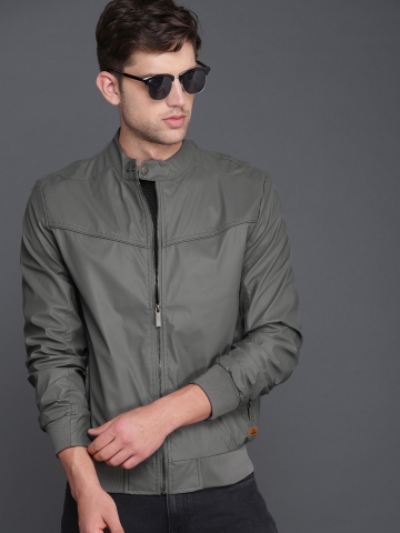 wrogn olive green jacket