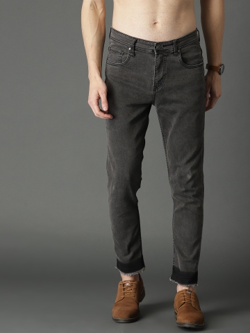 mens charcoal skinny jeans