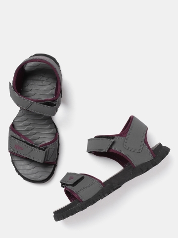 Buy Roadster Women Charcoal Grey Sports Sandals On Myntra Paisawapas Com