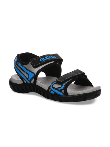 Gliders Men Blue & Grey Sports Sandals
